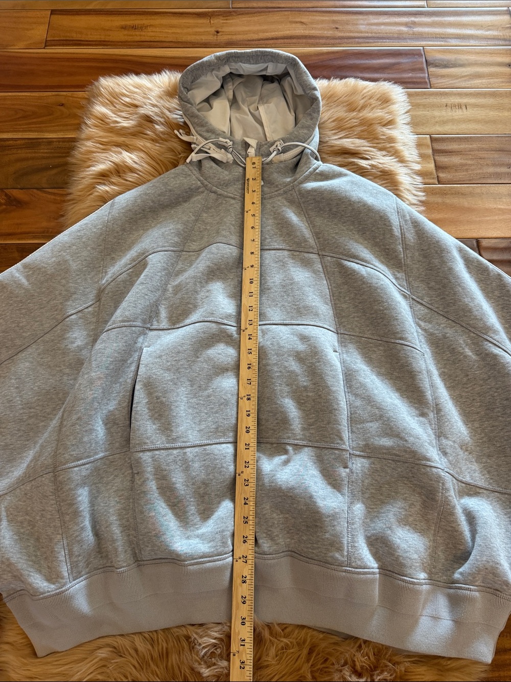 FP Movement by Free People Cocoon Hooded Poncho Sweatshirt Sz XS - Picture 7 of 13